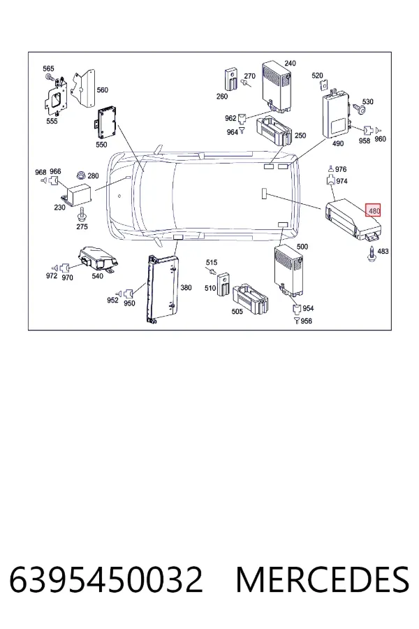 A6395450032 Mercedes 