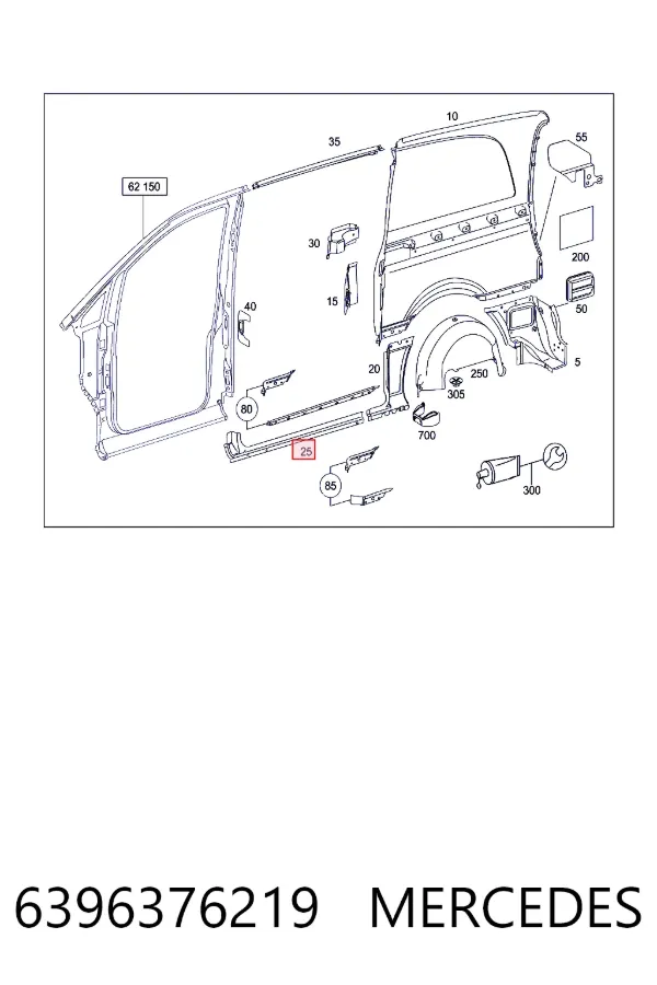 A6396376219 Mercedes 