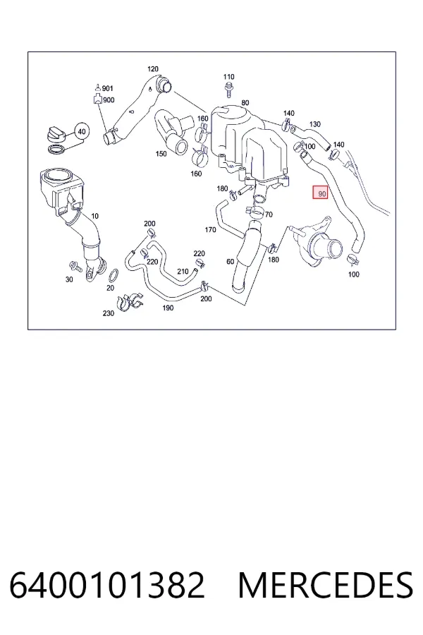  Mercedes A6400101382 ціна, від 8.47 USD