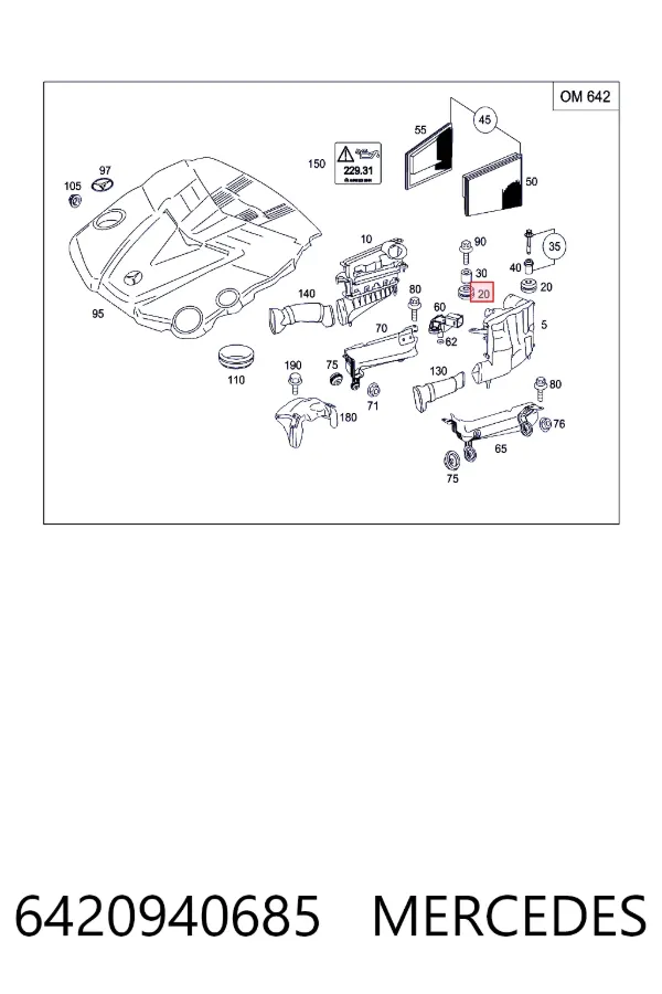  A6420940685 Mercedes