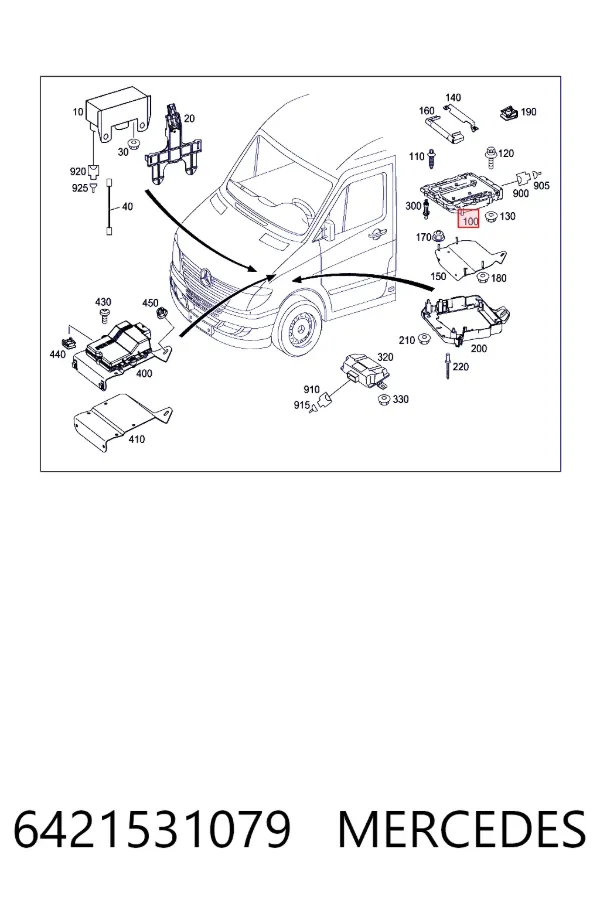 Купити A6421531079 Mercedes 