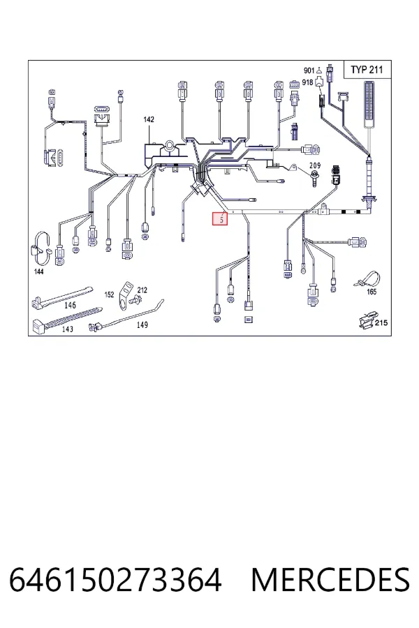 A6461502733 Mercedes 
