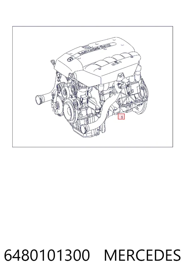Купити A6480101300 Mercedes Двигун