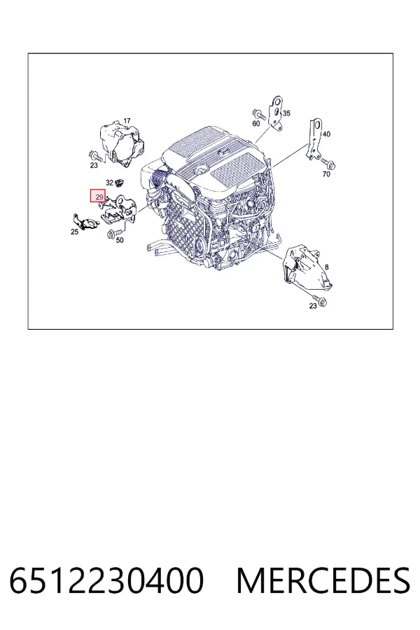 A6512230400 Mercedes 