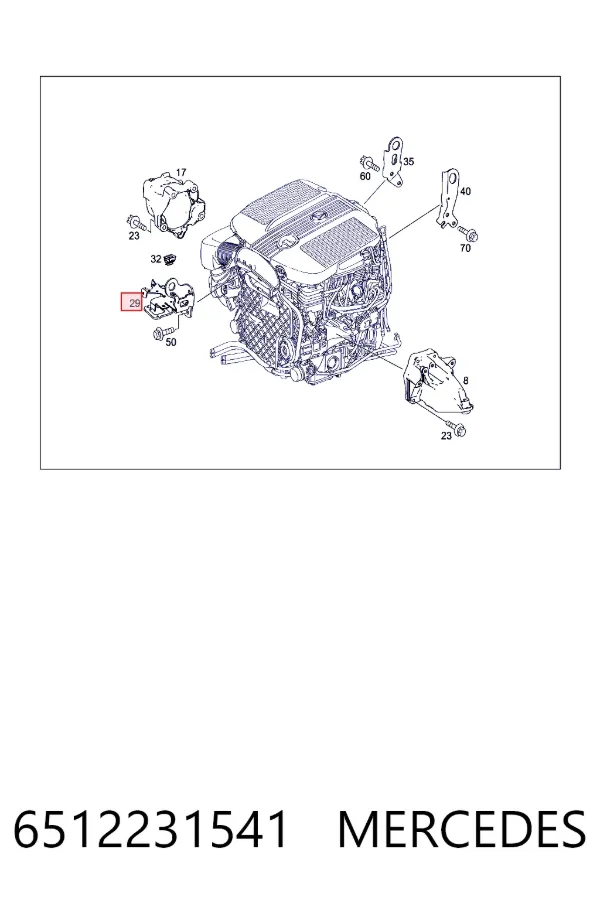 A6512231541 Mercedes 