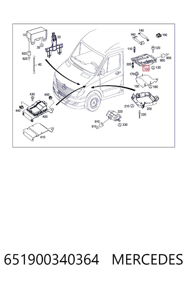 Mercedes A6519003403