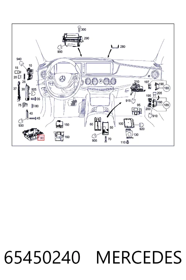 A0065450240 Mercedes 