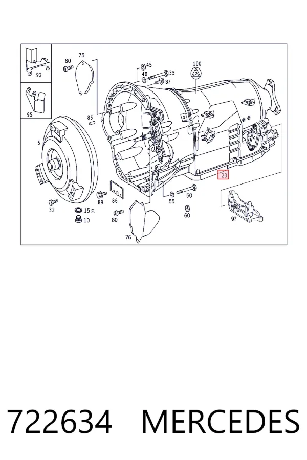АКПП 722634 Mercedes