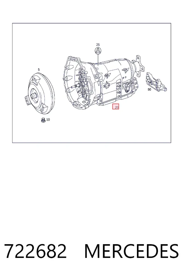 АКПП 722682 Mercedes