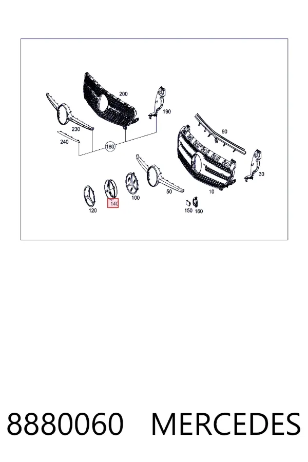  Mercedes A0008880060