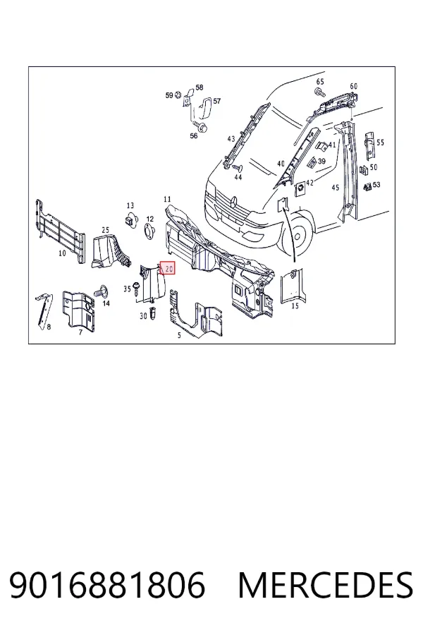 A9016881806 Mercedes 