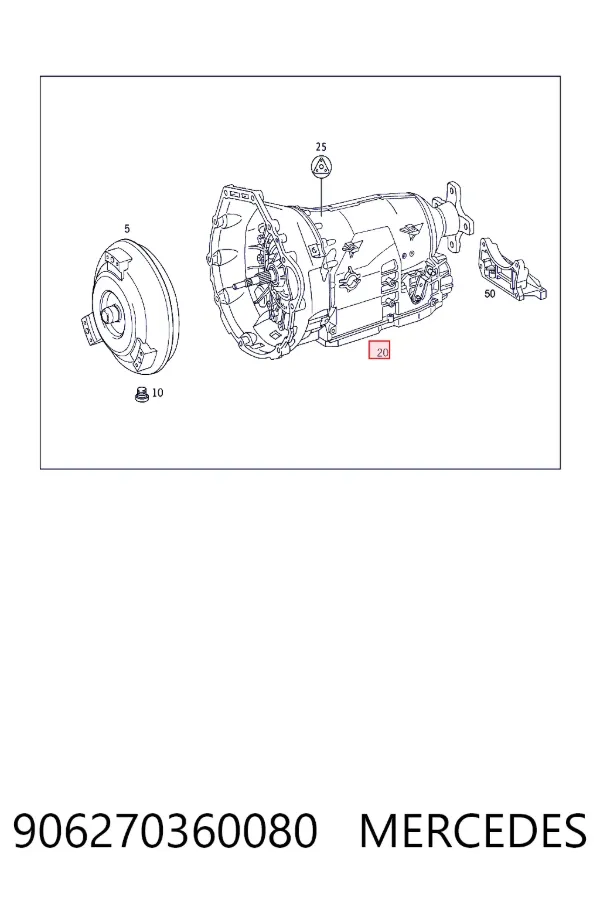 Купити A9062703600 Mercedes АКПП в зборі (автоматична коробка передач)
