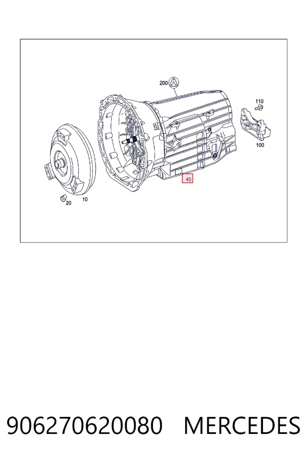 Купити A9062706200 Mercedes АКПП в зборі (автоматична коробка передач)