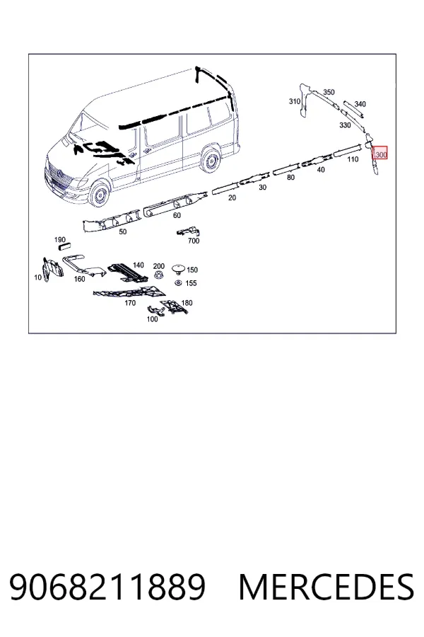 A9068211889 Mercedes 