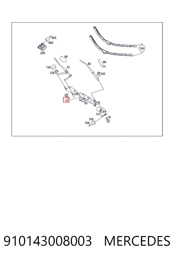 A910143008003 Mercedes 