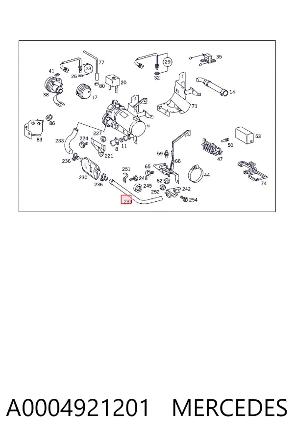  A0004921201 Mercedes
