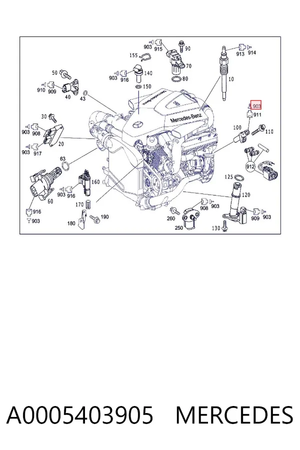  A0005403905 Mercedes