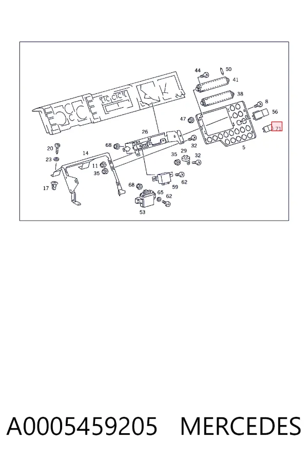 Реле поворотів A0005459205 Mercedes