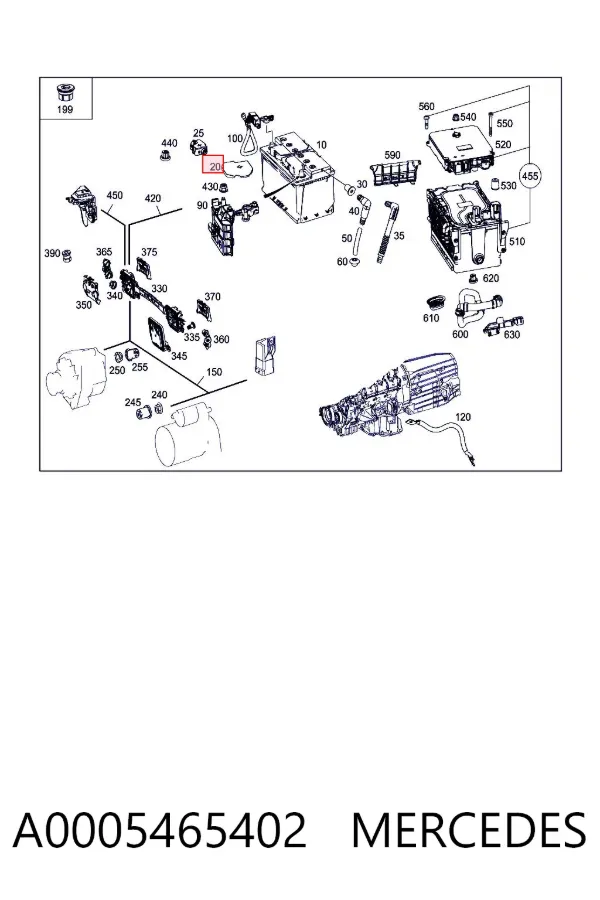  A0005465402 Mercedes