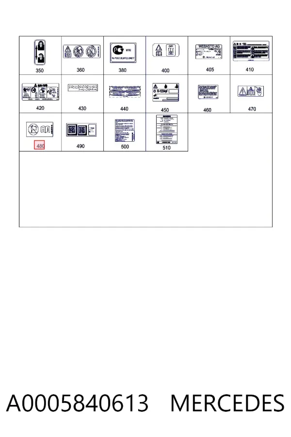  A0005840613 Mercedes