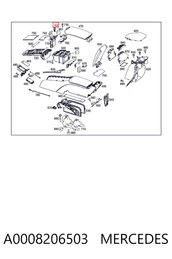 A0008206503 Mercedes