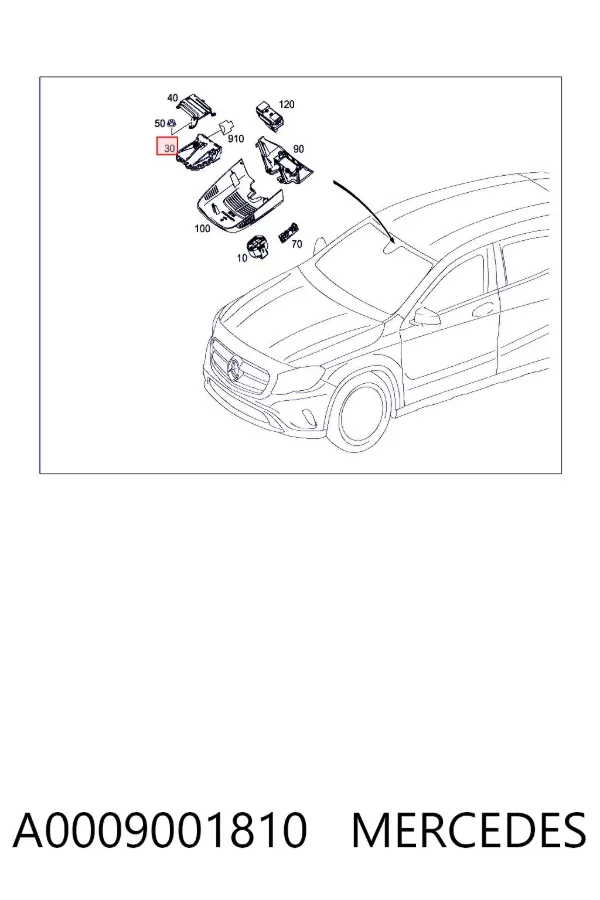  A0009001810 Mercedes