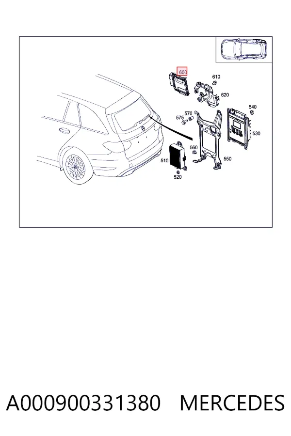 Купити A0009003313 Mercedes Блок управління AD BLUE