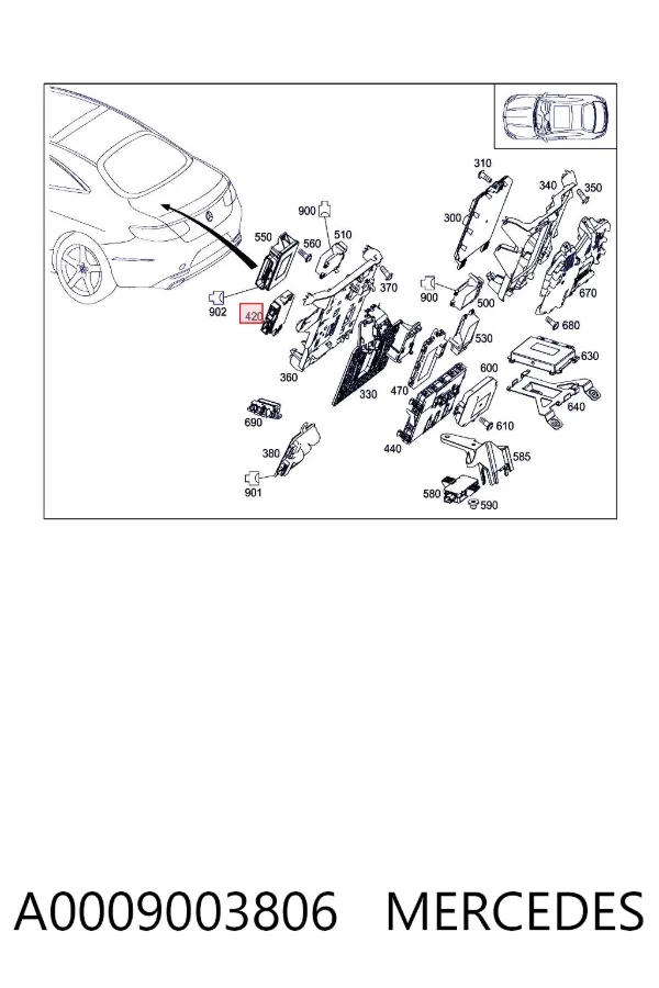  A0009003806 Mercedes