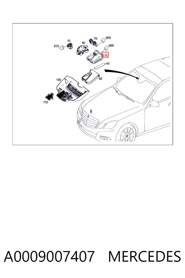  A0009007407 Mercedes