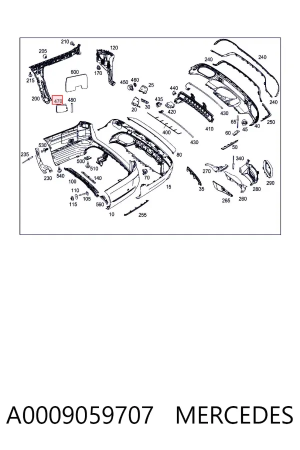  A0009059707 Mercedes