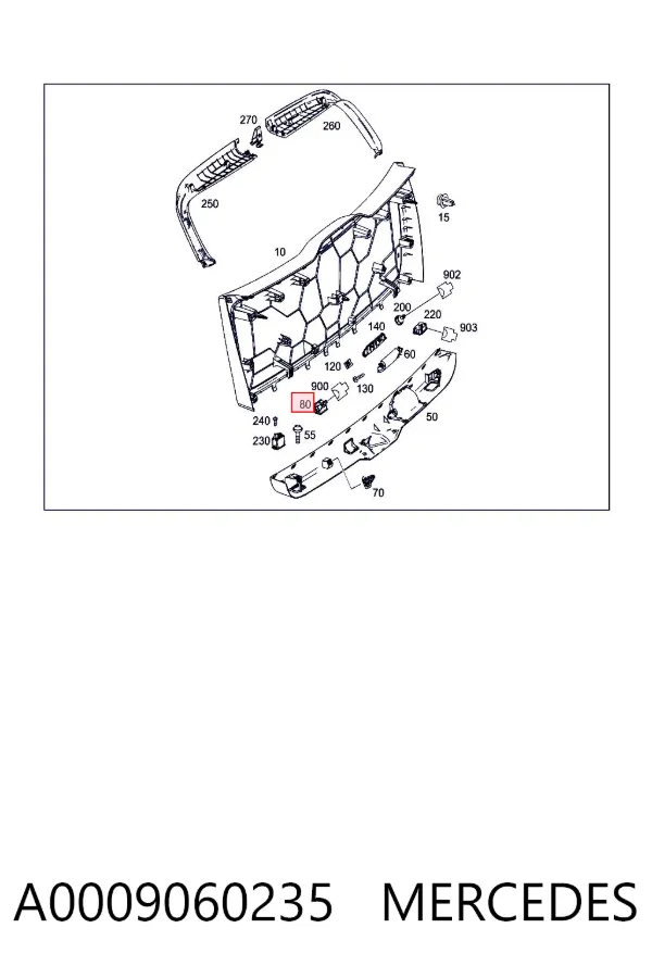  A0009060235 Mercedes