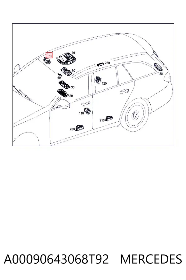 Купити A0009064306 Mercedes 