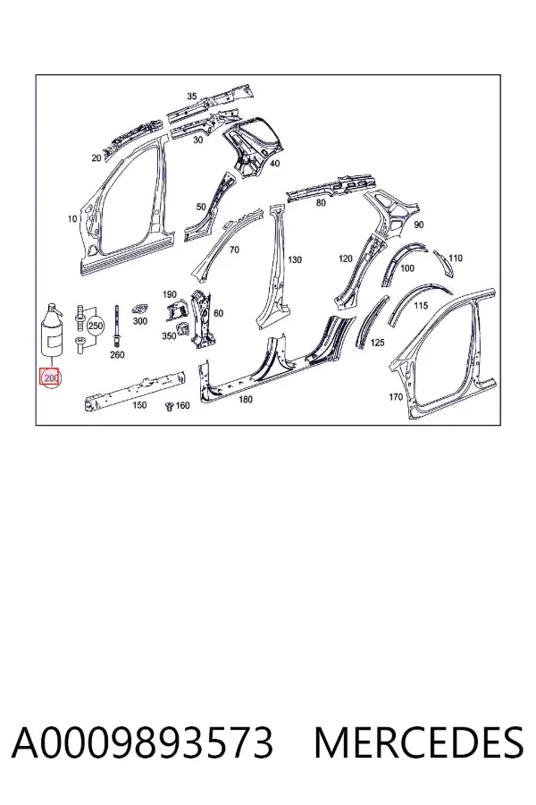  A0009893573 Mercedes