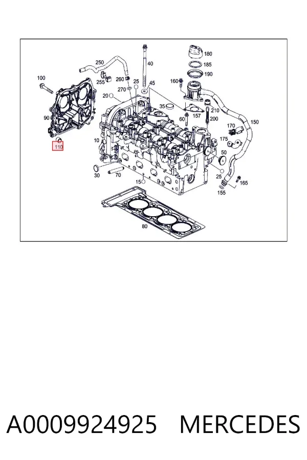  A0009924925 Mercedes