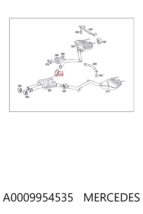 A0009954535 Mercedes