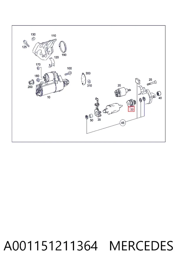 Бендикс Mercedes A0011512113 ціна, від 13.92 USD