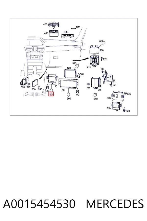  A0015454530 Mercedes