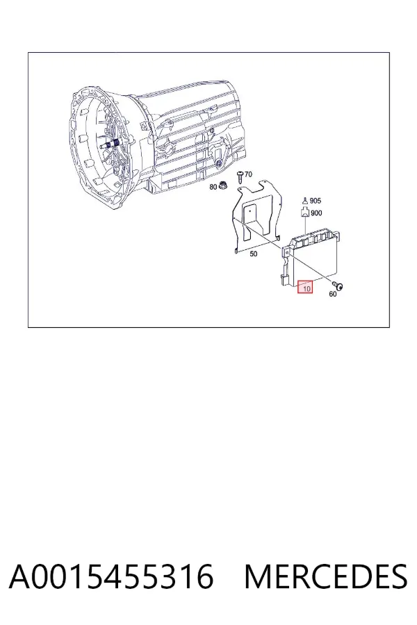Модуль (ЕБУ) АКПП електронний A0015455316 Mercedes