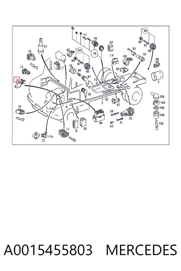  A0015455803 Mercedes