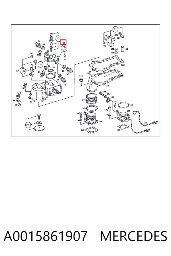  A0015861907 Mercedes
