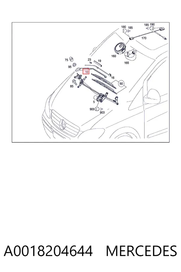  A0018204644 Mercedes