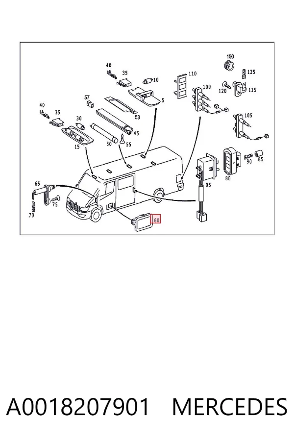  A0018207901 Mercedes
