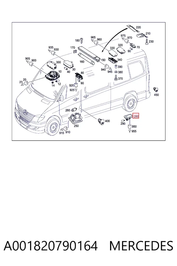  A001820790164 Mercedes