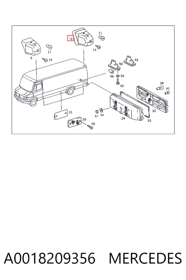  A0018209356 Mercedes