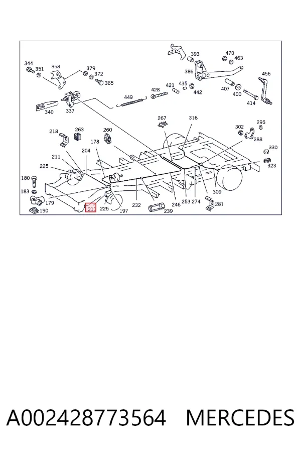 Гальмівні шланги передні A002428773564 Mercedes