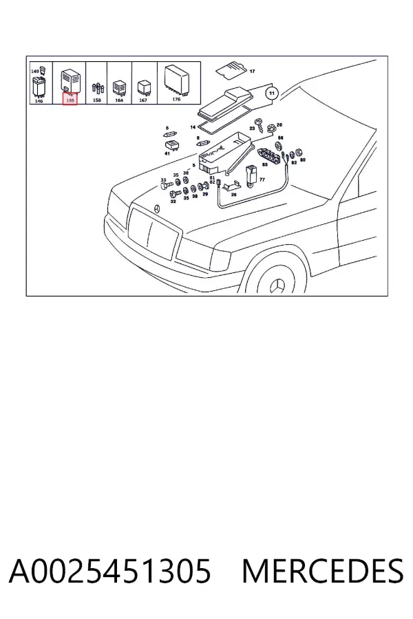  A0025451305 Mercedes