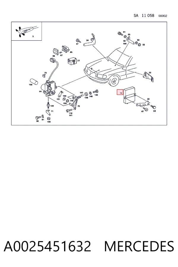  A0025451632 Mercedes