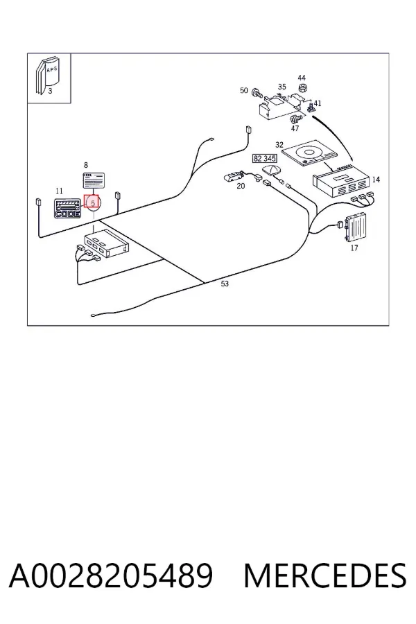  A0028205489 Mercedes