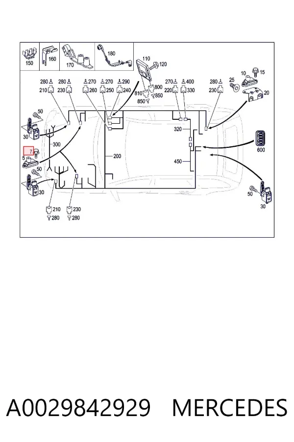  A0029842929 Mercedes