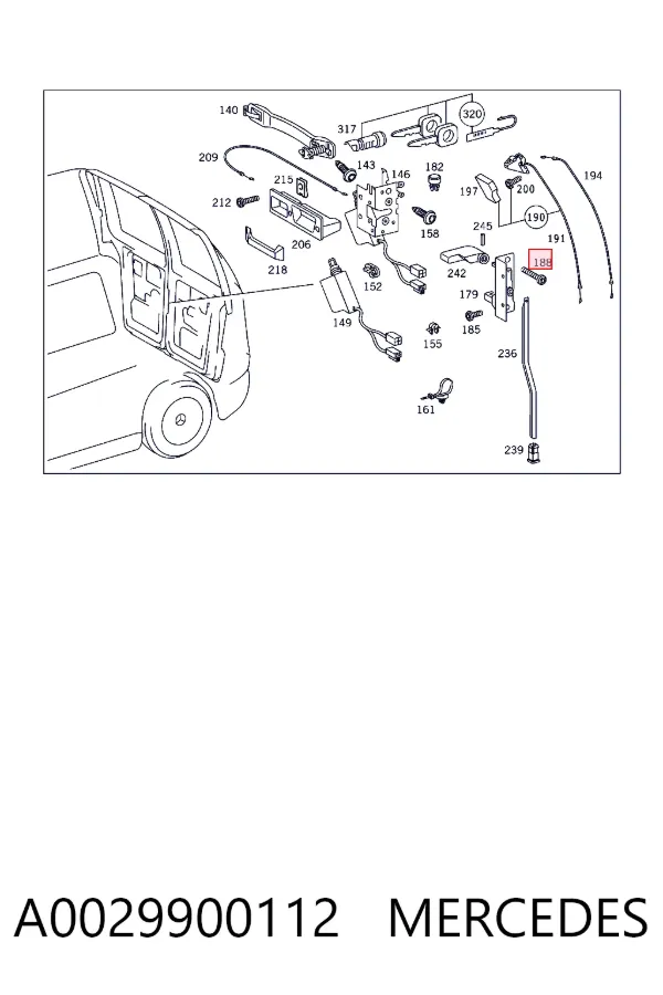  A0029900112 Mercedes